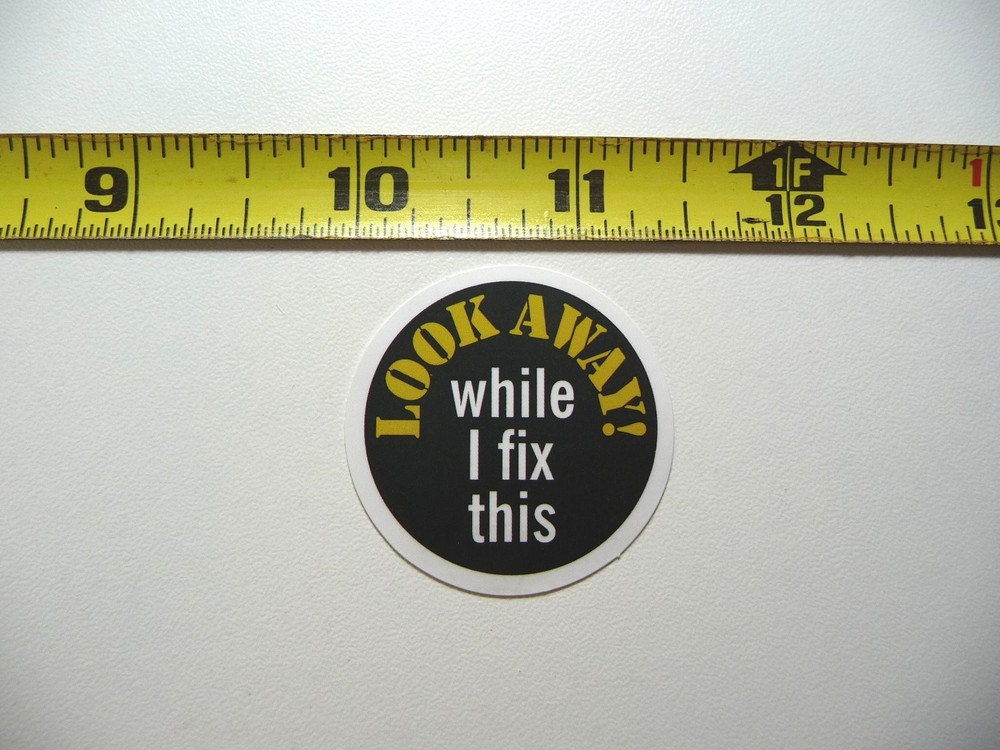 Peel & Fix Decal Sticker for Job Profession