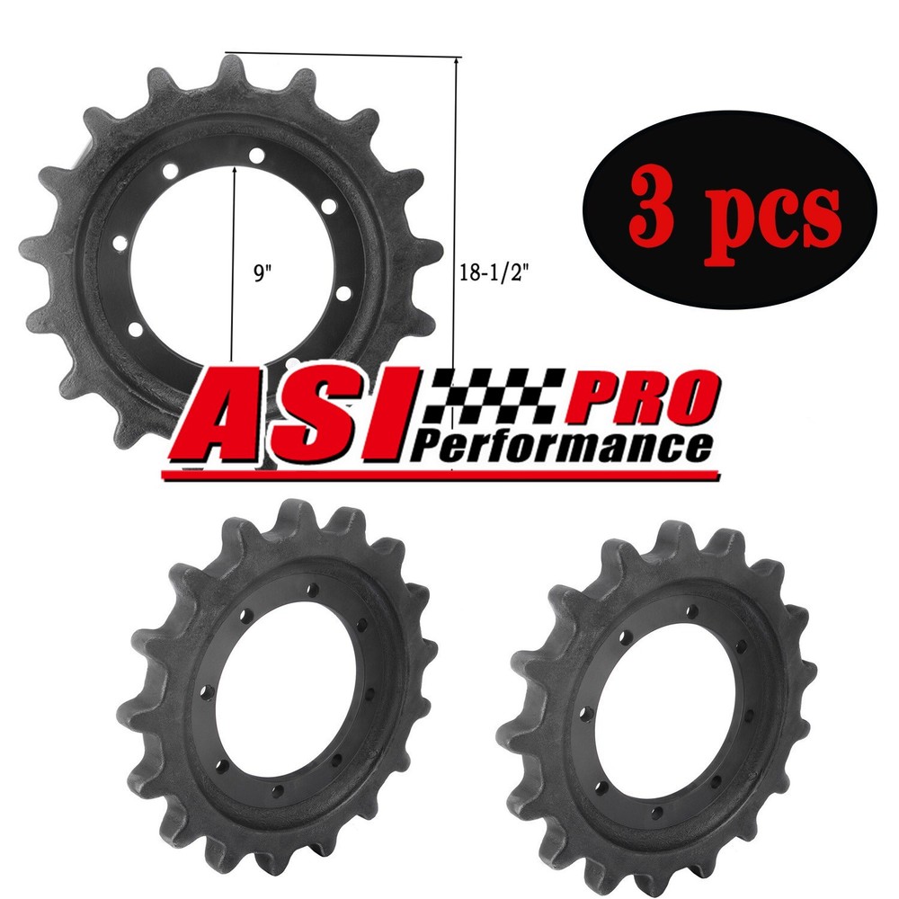 3pcs Drive Sprocket Fit New Holland C185,C190,C237 C332 C345 C337 C245 47378993