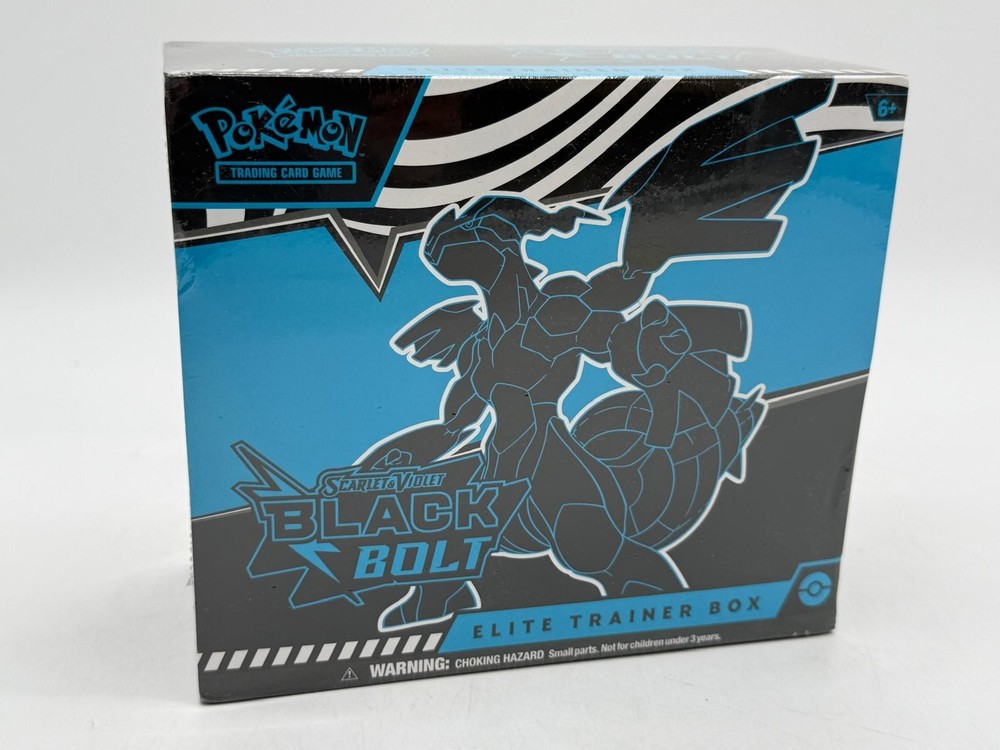 Pokemon TCG Scarlet & Violet Black Bolt Elite Trainer Box SEALED ETBPROBSTEIN is actively accepting consignments !!