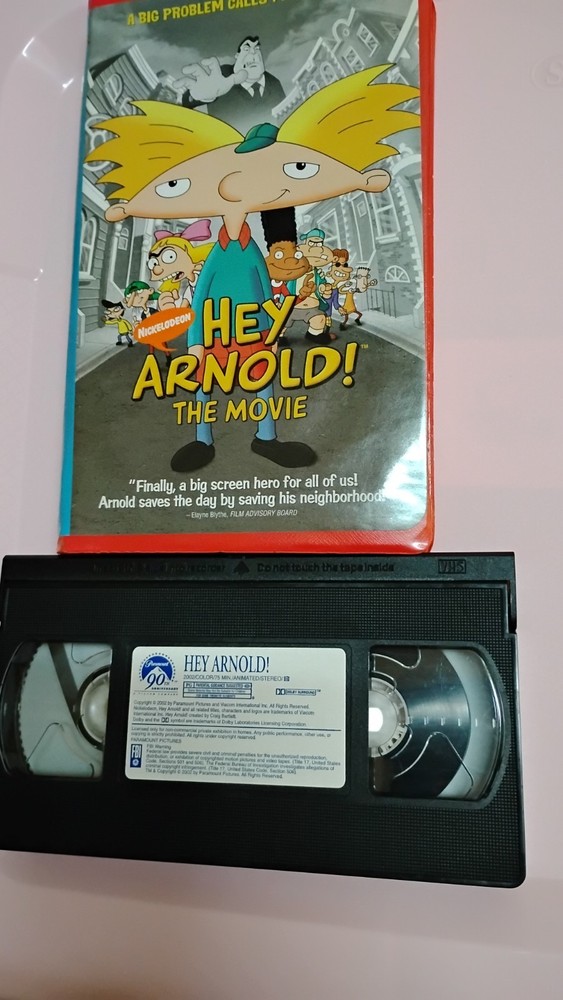 Hey Arnold The Movie (VHS Clam case, 2002) TESTED