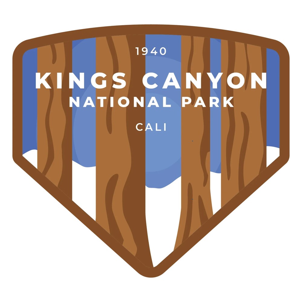 Kings Canyon National Park durable weatherproof vinyl bumper sticker decal