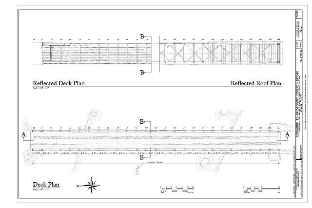 Bridgeport CA South Yuba River State Park Bridgeport Covered Bridge 2003 Plan