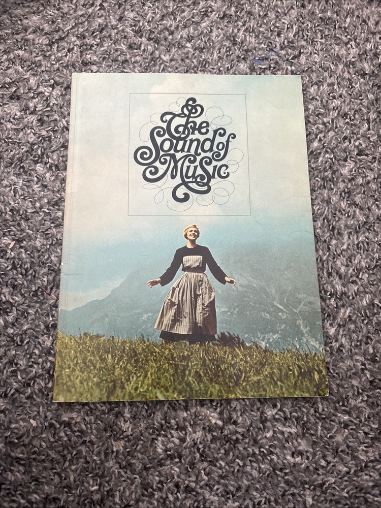 The Sound of Music Vintage Movie Program Book Original Theatrical Souvenir