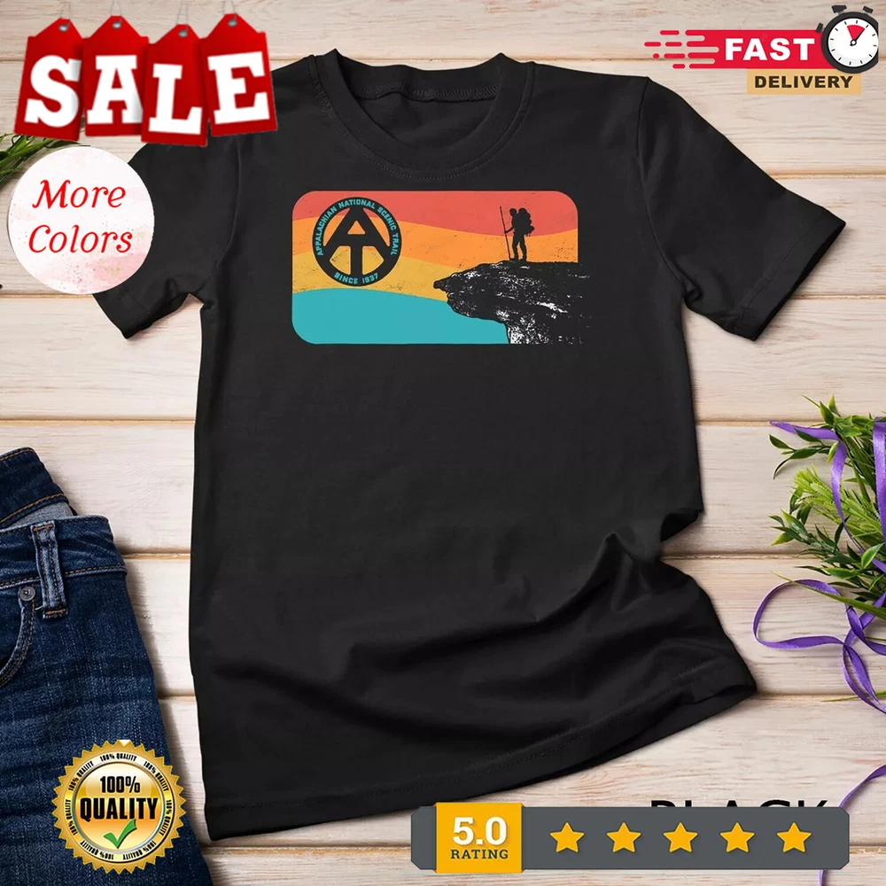 2025/Appalachian Trail Retro McAfee's Knob Hiking T-Shirt Unisex T-shirt