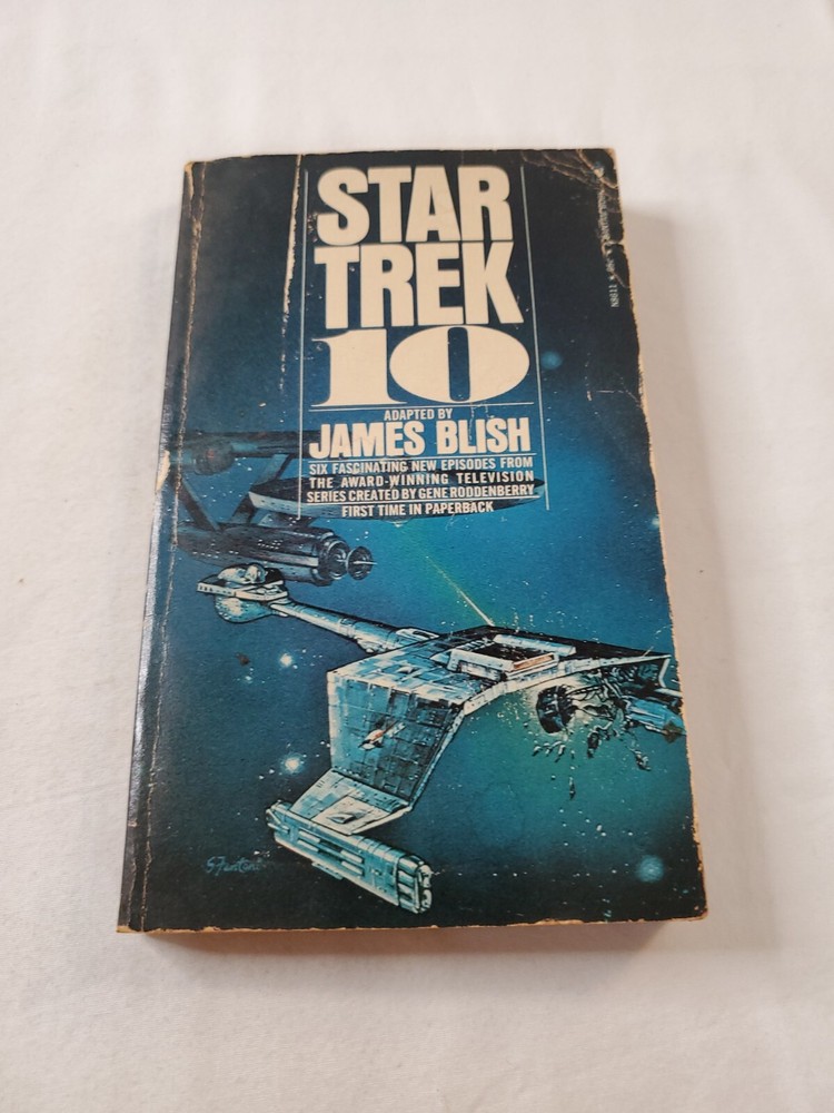 Star Trek 10 by James Blish PB Paperback 1974 Vintage SciFi TV Tie-In Bantam
