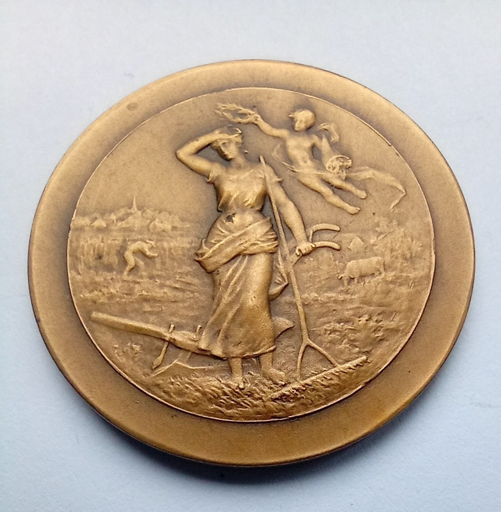 French Agriculture Bronze Medal / Medaille Dunkerque