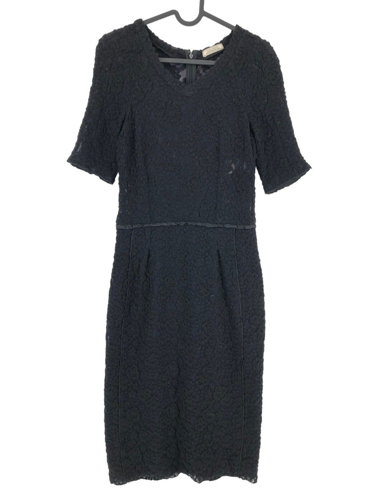 NINA RICCI Women 61% Wool Midi Dress Size 36 - S
