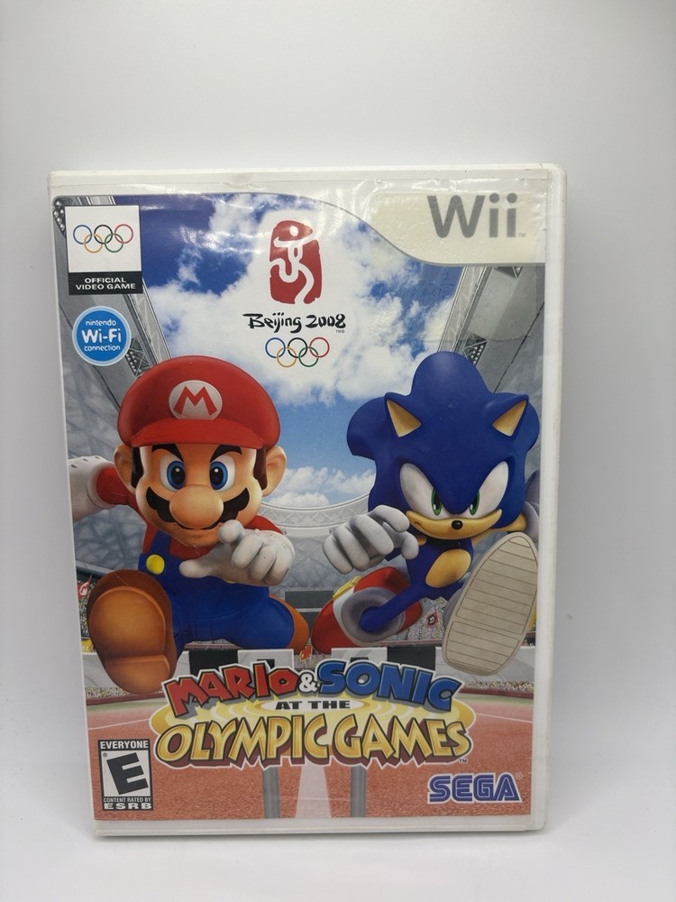 Mario & Sonic at the Olympic Games (Nintendo Wii) CIB COMPLETE & TESTED