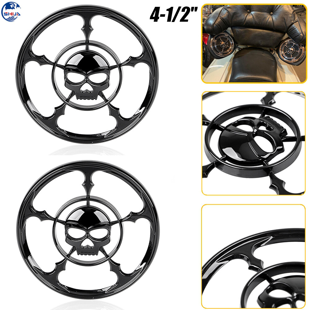 ABS Speaker Grill Cover for Harley Electra Glide Ultra Classic FLHTCU FLHTK-image