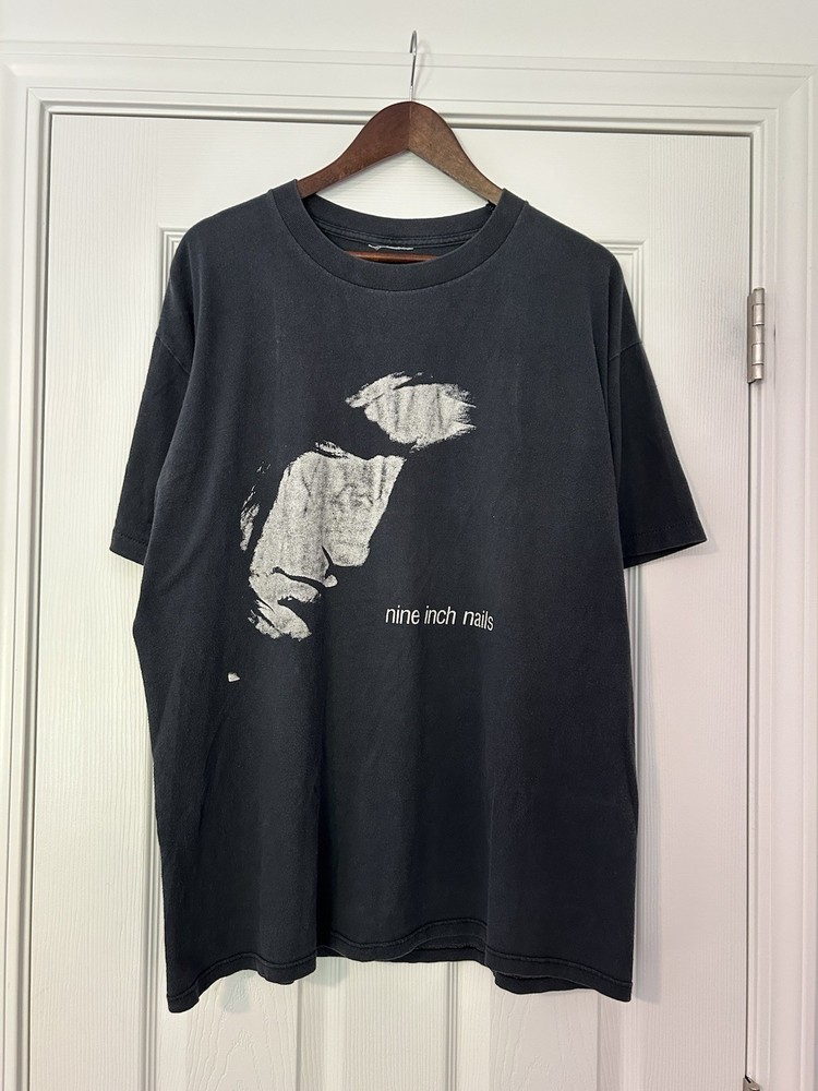 Vintage Rare 1994 Nine Inch Nails Tour Bootleg T Shirt Faded XL Trent Reznor