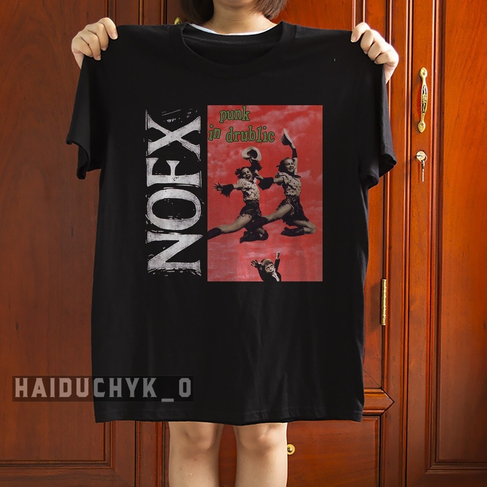 NOFX Punk in Drublic Unisex Black T-Shirt with Free Shipping