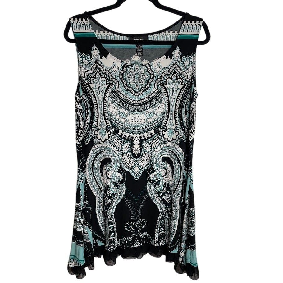 Women's Whimsygoth Embellished Sleeveless Top Dark Romantic Fairygoth Y2K Sz L