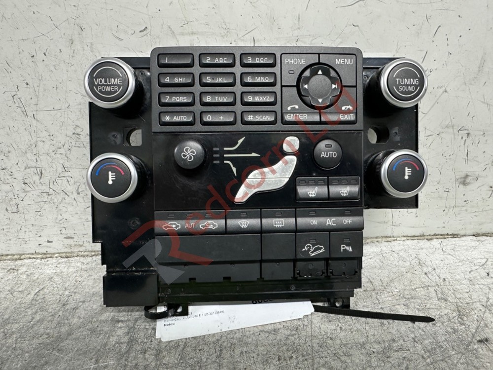 2012-2016 Volvo V40 R 1.6D Digital Climate Control Panel Replacement
