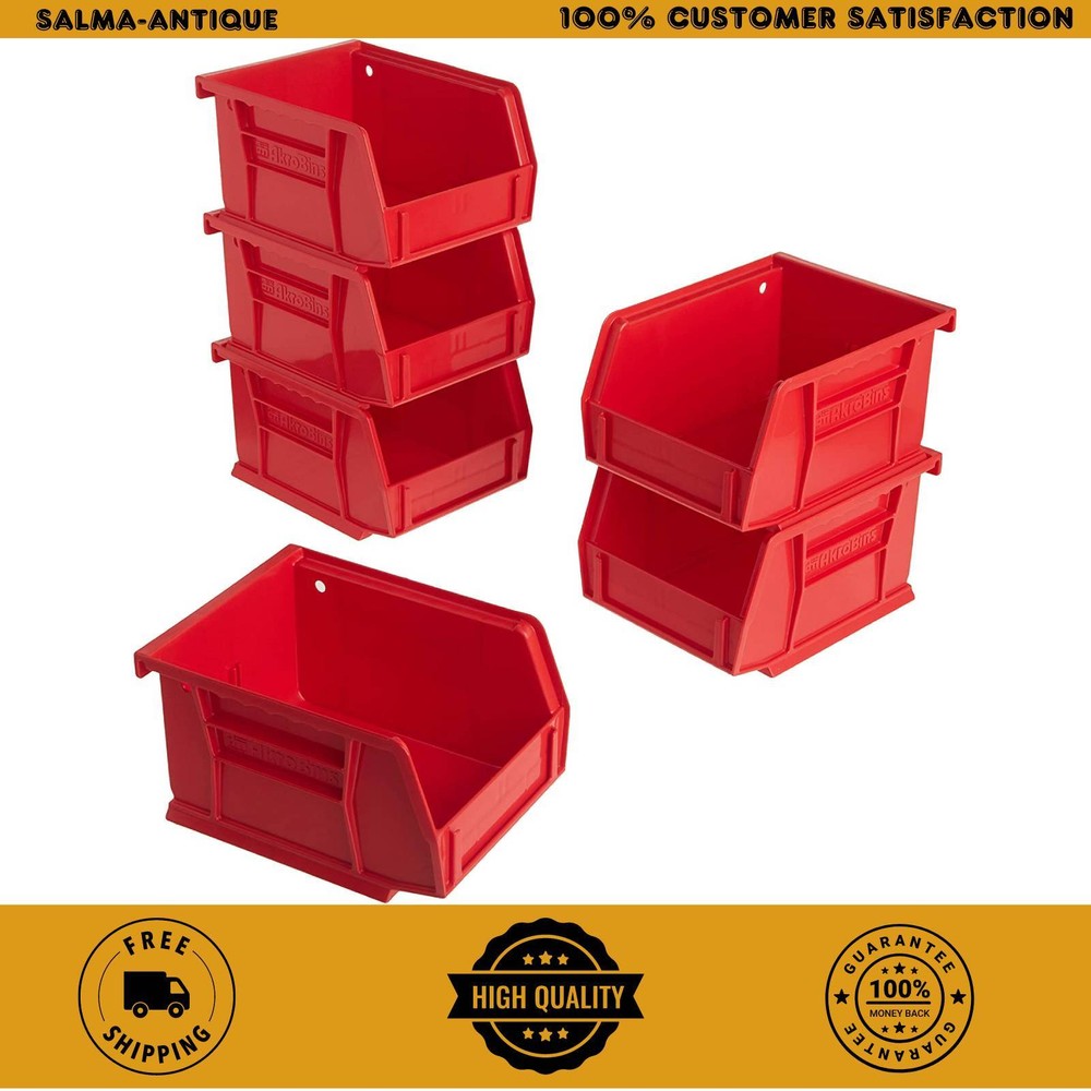 Akro-Mils 30210 AkroBins Plastic Hanging Stackable Storage Organizer Bin, x x