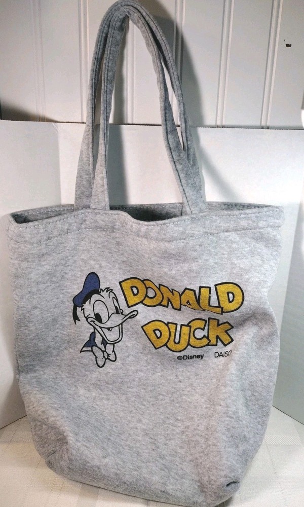 Disney Donald Duck Gray Insulated Lunch Bag for School Work