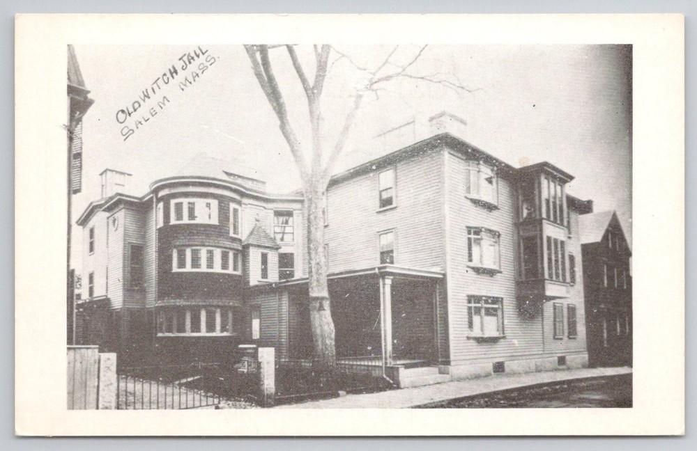 Old Witch Jail Salem MA Photo Print Postcard Historic Massachusetts