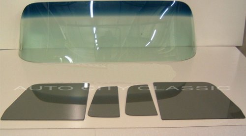Glass 1955 - 1959 Chevy GMC Pickup Suburban Tint Shade Windshield Grey Vent Door