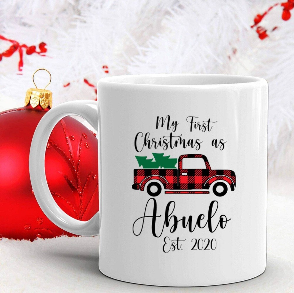 My First Christmas As Abuela Abuelo Mug New Abuela Gift New Abuelo Mug Grandma-image