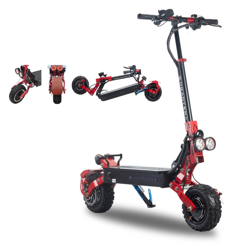 2*1200W Dual Motor Electric Scooter 48V 21A 11