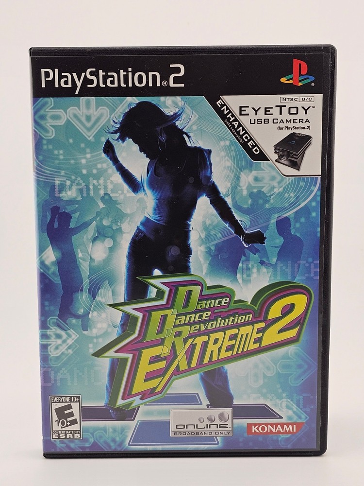 Sony Playstation 2 PS2 Dance Dance Revolution Extreme 2 CIB Cleaned & Tested