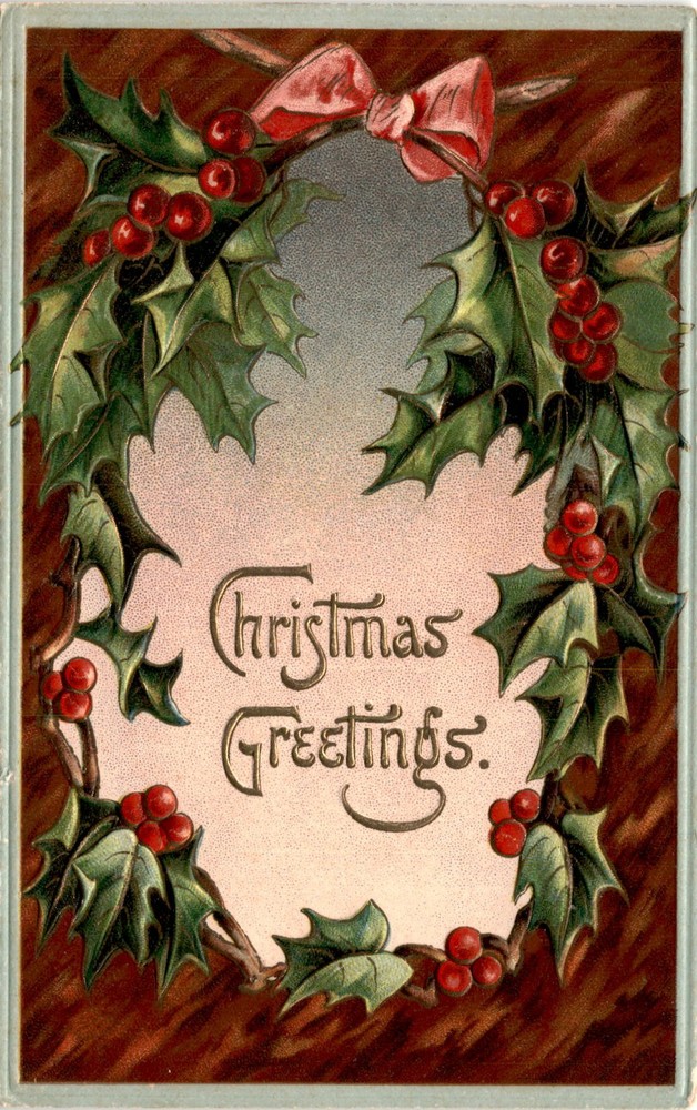 Christmas, Germany, Space, Messages, Place, Stamp, Domestic, Foreign, Postcard