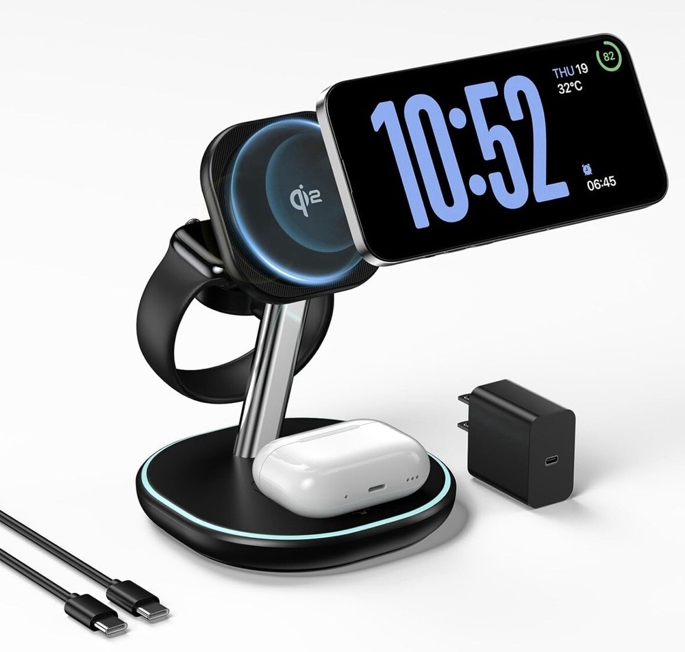 3 in 1 Wireless Charging Station