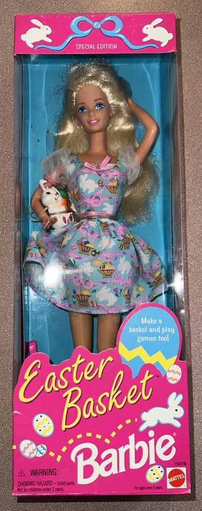 Easter Basket Barbie Special Edition Doll 1995 Mattel 15578 NIB