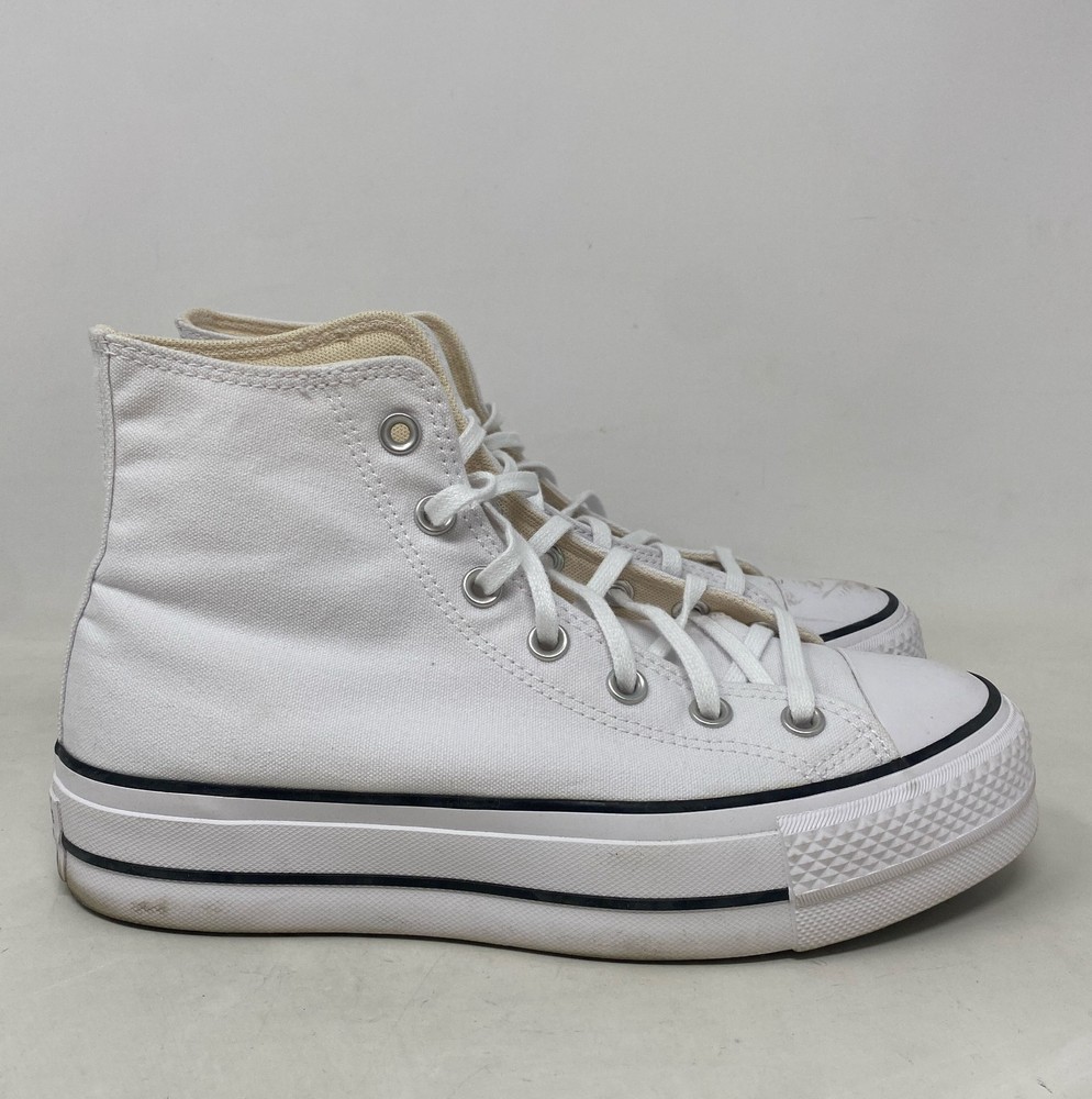 Converse Chuck Taylor All Star Lift Platform High Top Women’s 8 White 560846F