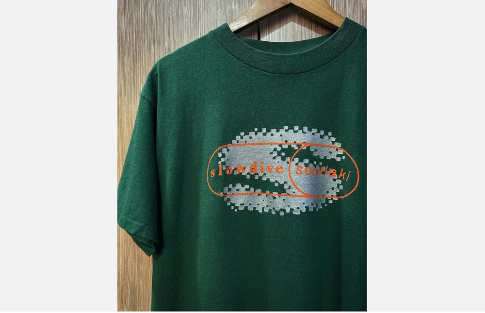 Slowdive Souvlaki T-shirt slowdive Vintage Green All Size T-Shirt