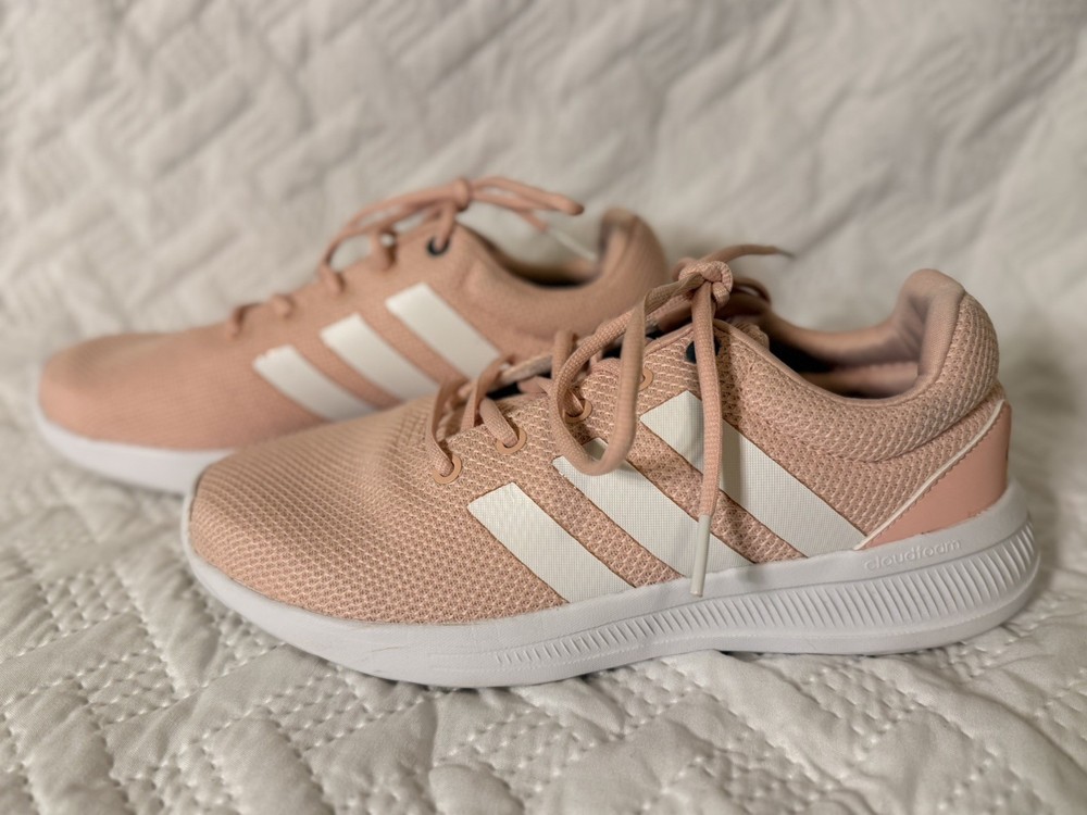 Adidas • Pink Cloudfoam Shoes women’s size 8