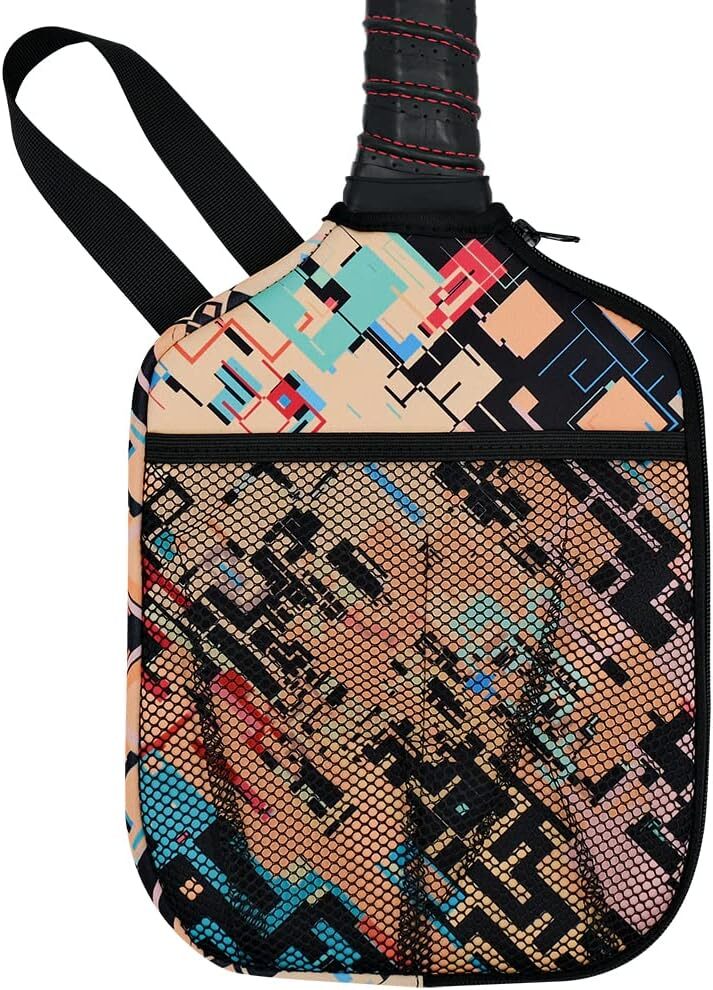 Pickleball Paddle Cover with Handle Strap for Easy Transport and Protection