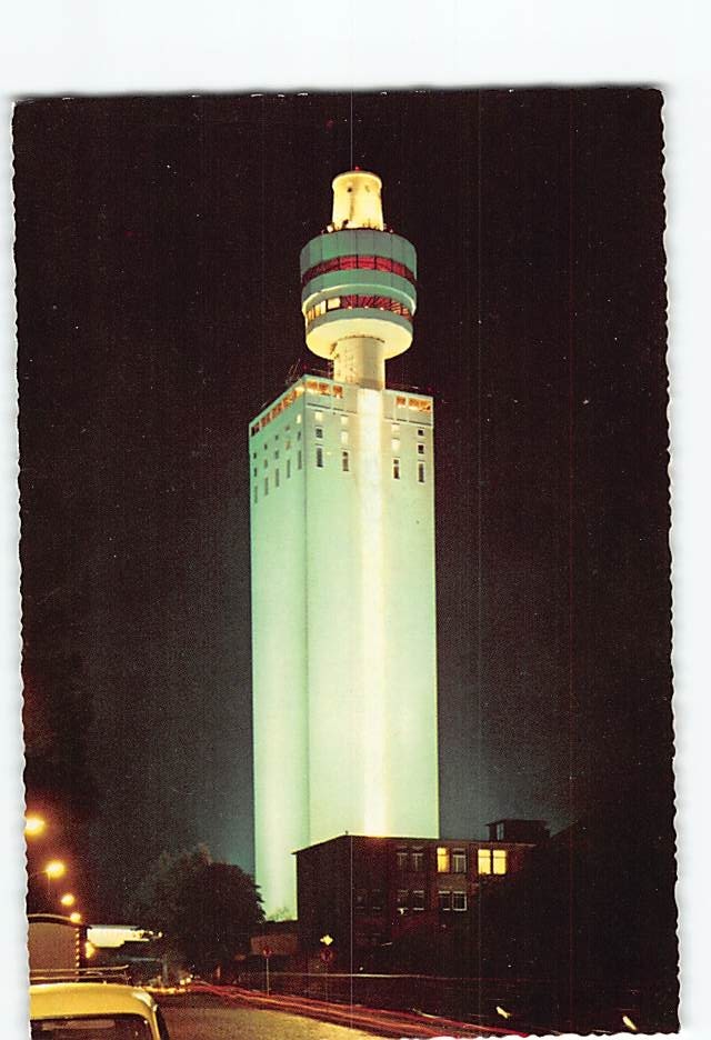 Postcard Henninger Turm Frankfurt Germany