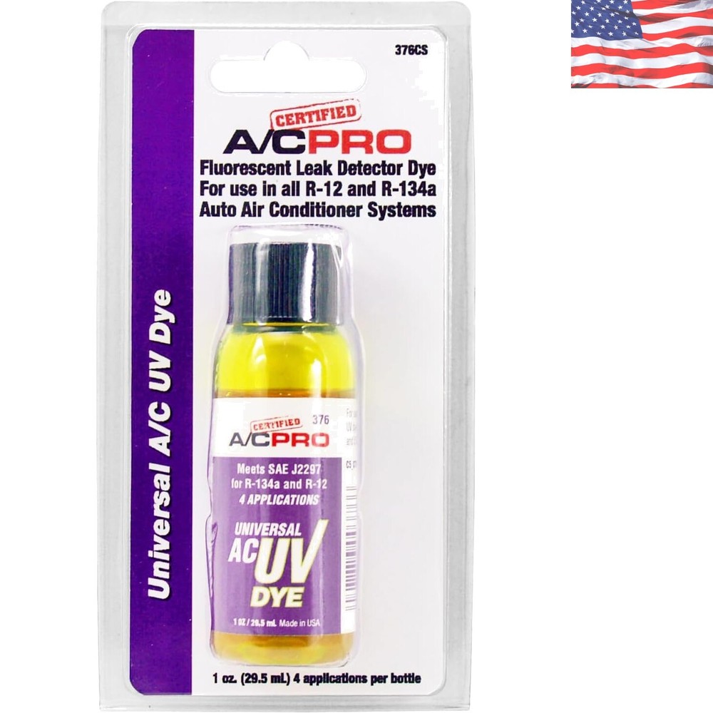 Automotive A/C Leak Detection UV Dye - Universal Use for R-134A & R-12 Systems-image