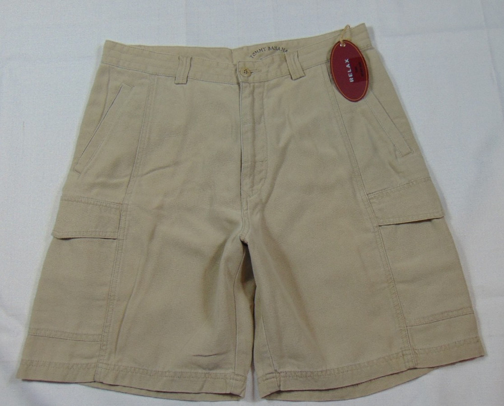 Tommy Bahama Mens Relax Key Grip Cargo Shorts Size 34 Shoreline Beige 8