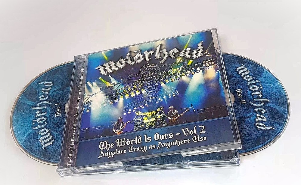 2xCD   MOTORHEAD The  Wörld Is Ours, Vol. 2: Anyplace Crazy as Anywhere Else