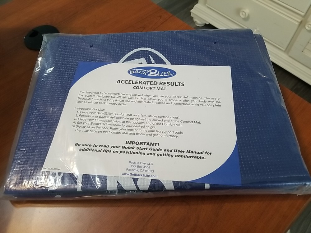 Back2Life Accelerated Results Comfort Mat Cushion New