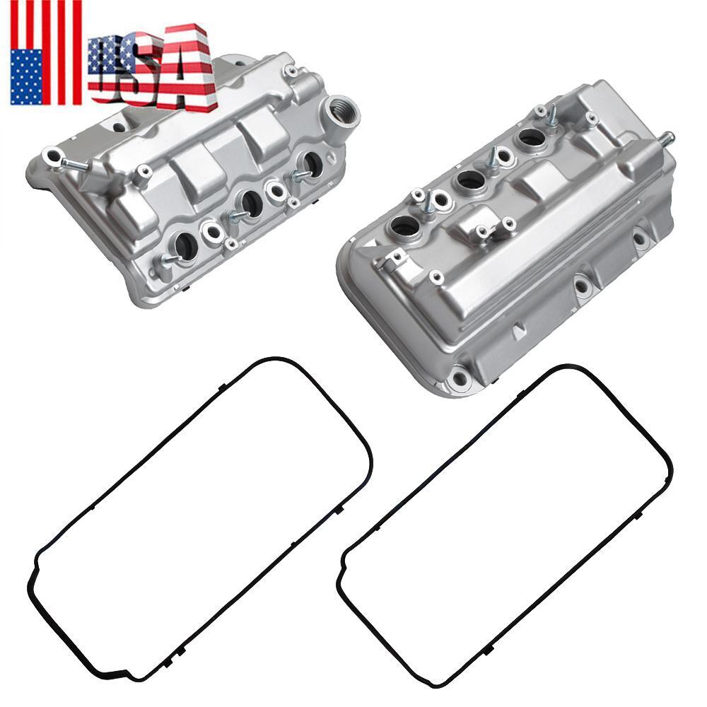 2 * Aluminum Engine Valve Cover for Honda Odyssey Pilot Ridgelin Accord 3.5L