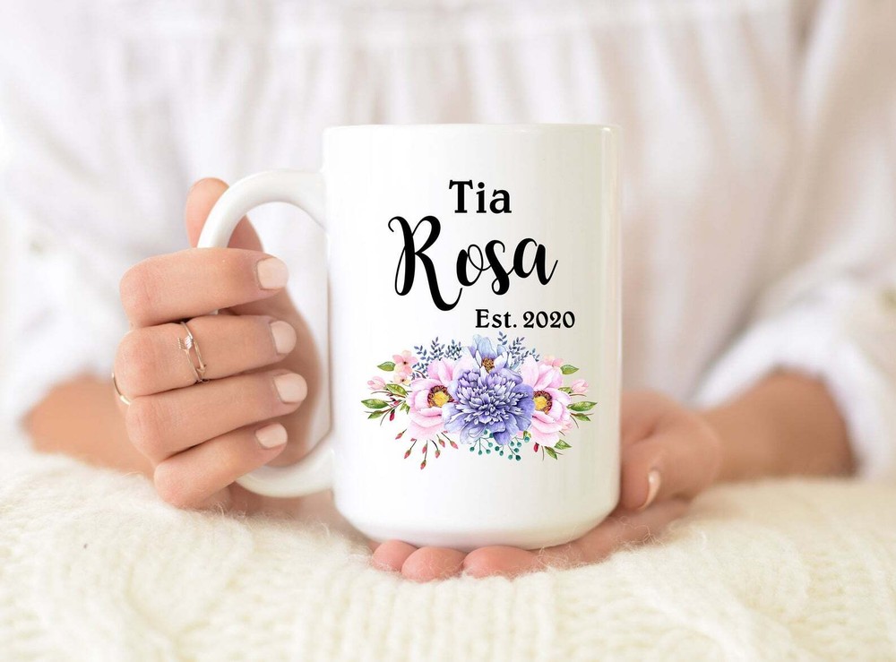 Portuguese Tia Ceramic Coffee Mug Best Aunt Ever Gifts Established Coffee Mug