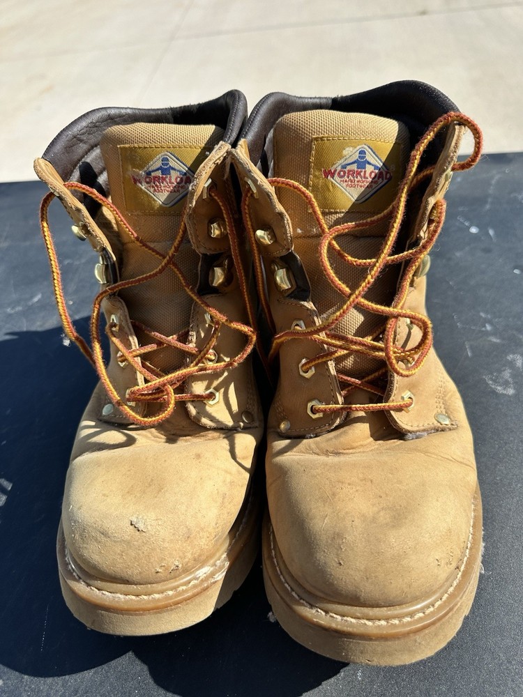 Workload Oil Resistant Work Boots Trailblazer Steel Toe Mens Size 10 W
