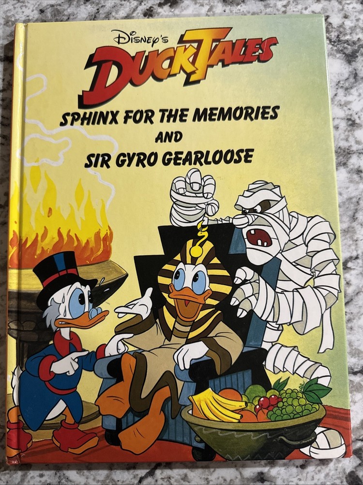 Disney Duck Tales Sphinx For The Memories, Sir Gyro Gearloose Hardcover Book