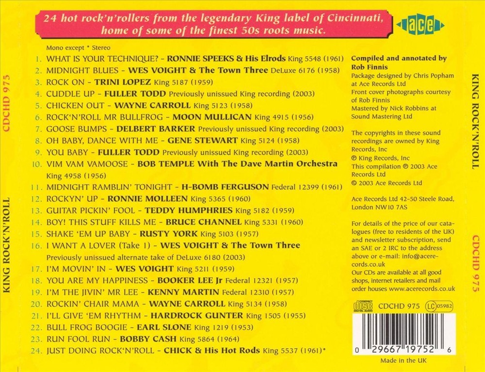 Various Artists King Rock 'N' Roll New Cd