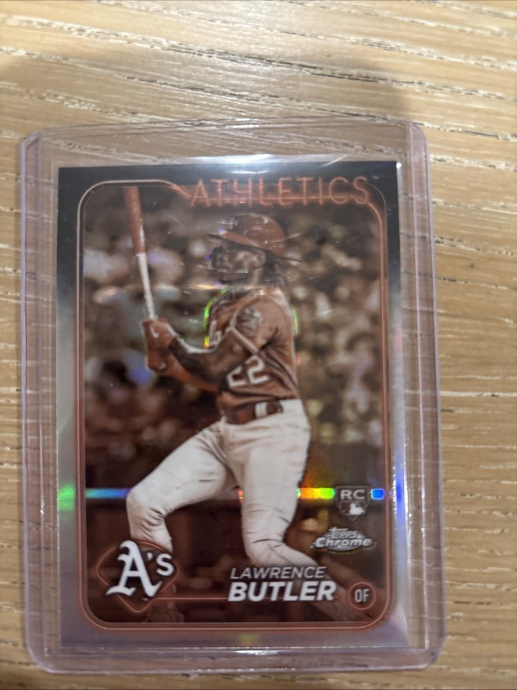 2024 Topps Chrome - Lawrence Butler #5 Sepia Refractor (RC)