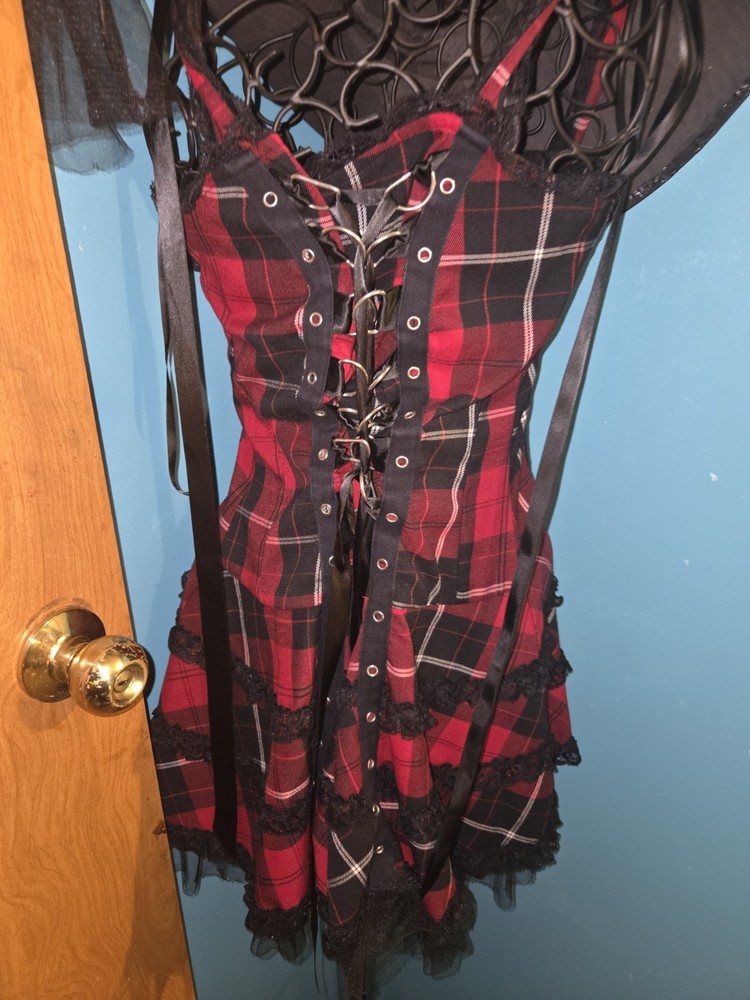 Hell Bunny Plaid Dress
