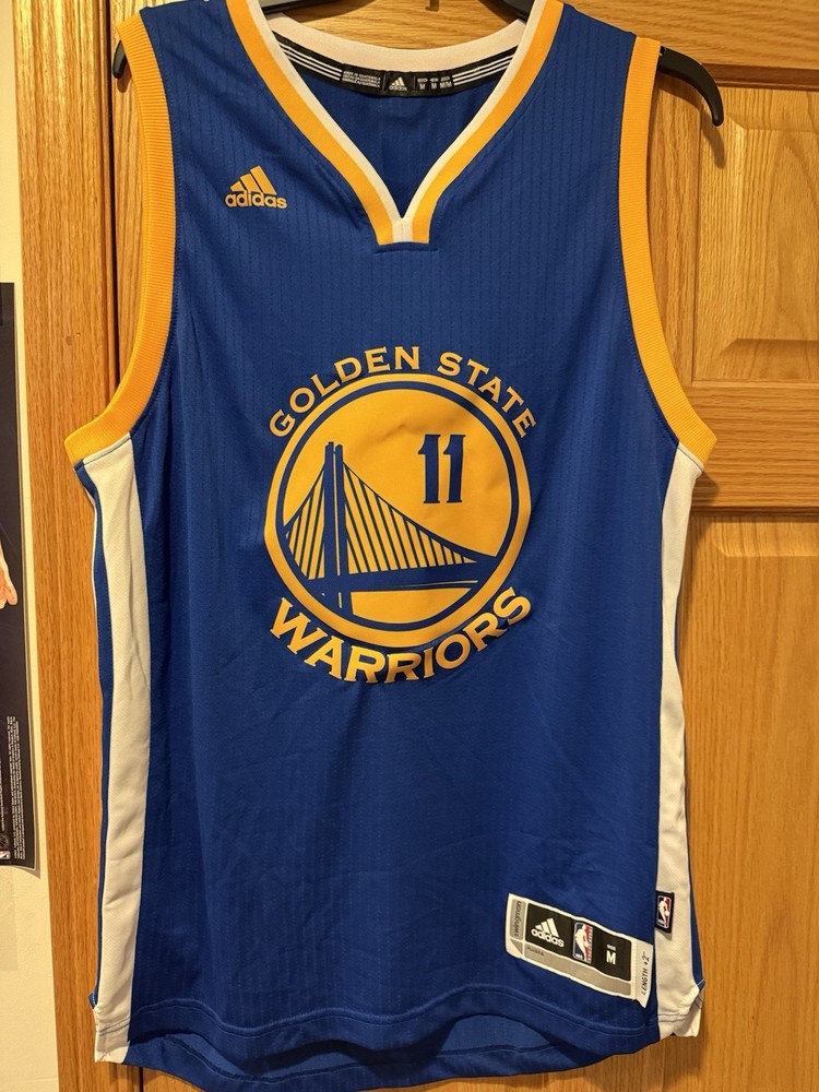 2016 adidas Klay Thompson GOLDEN STATE WARRIORS Mens NBA Swingman Team JERSEY M