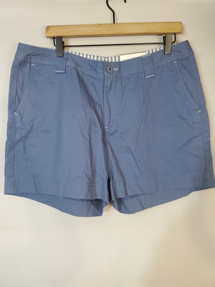 Natural Reflections Women's Size 16 Chino Shorts Cotton 4 Pockets