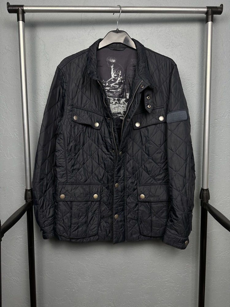 Barbour International Ariel Mens Quilted Jacket Size L