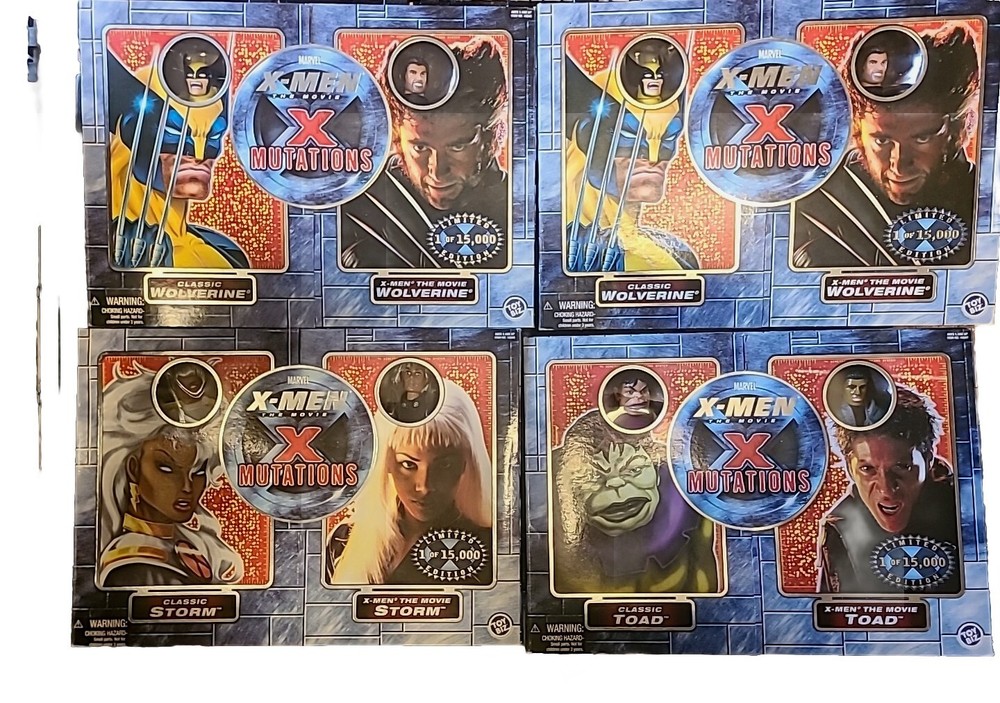 Limited Edition 4 X-men The Movie X Mutations Action Figures