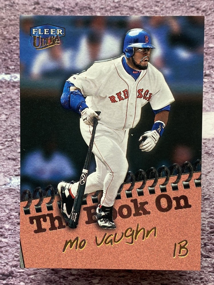Mo Vaughn 1999 Fleer Ultra The Book On #10 BO Boston Red Sox