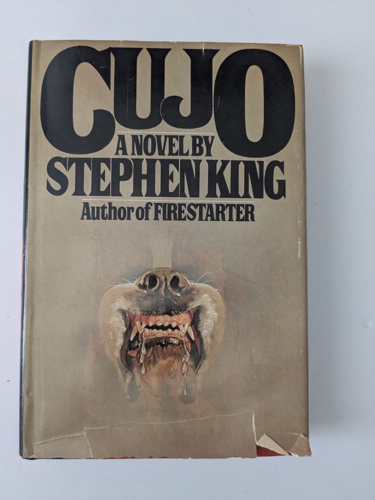 Cujo By Stephen King Vintage 1981 Horror Viking Press Book Club Edition Book