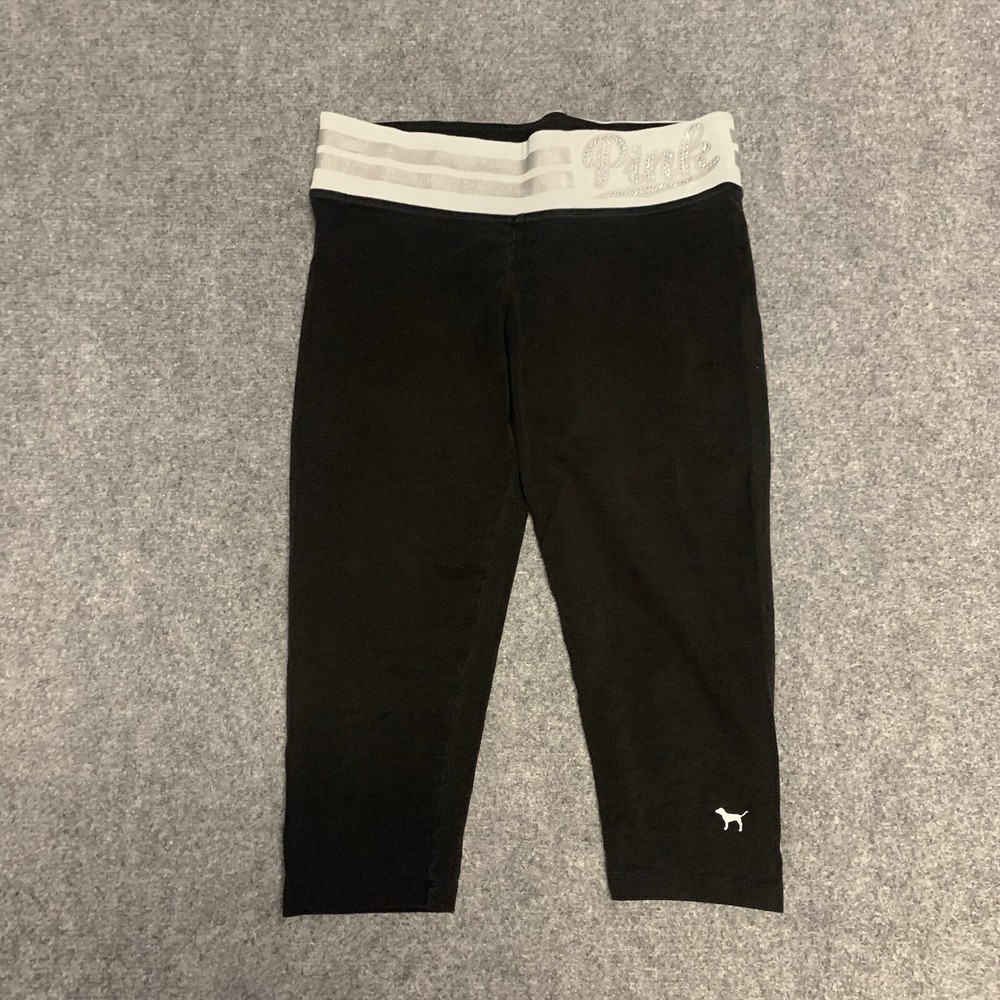 Victorias Secret Pink Womens Cozy Yoga Leggings, Size Medium Sz M Pants